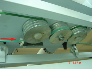 纺织自动巡回吹吸清洁风机龙带电线安装图片